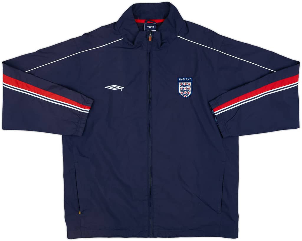 2002-04 England Umbro Track Jacket - 8/10 - (S)