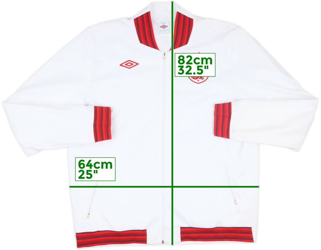 2011-12 England Umbro Track Jacket - 7/10 - (XXL)