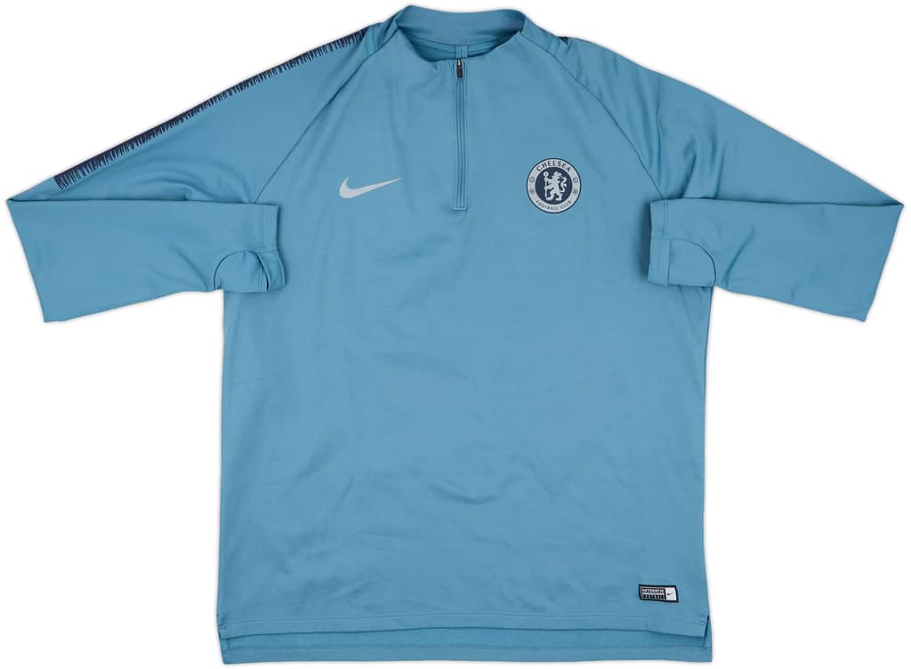 2018-19 Chelsea Nike 1/4 Zip Drill Top - 8/10 - (XL)