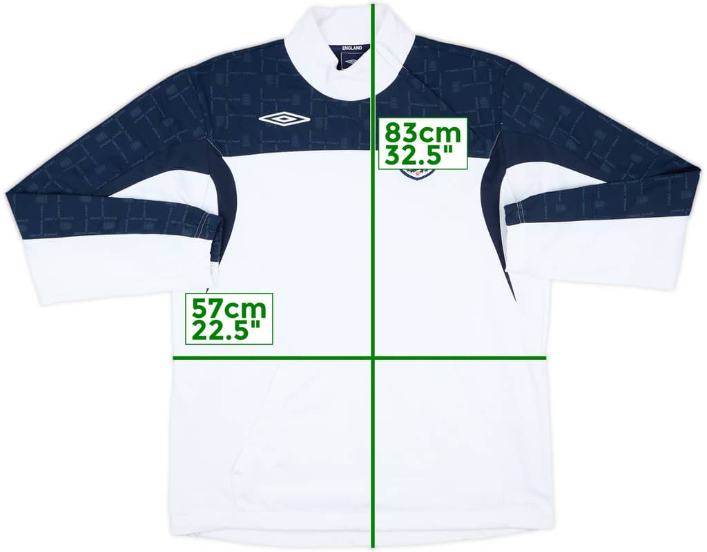 2004-05 England Umbro 1/4 Zip Drill Top - 8/10 - (L)