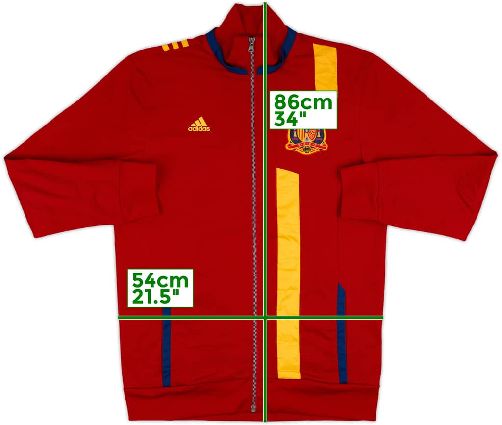 2012-13 Spain adidas Track Jacket - 8/10 - (M)