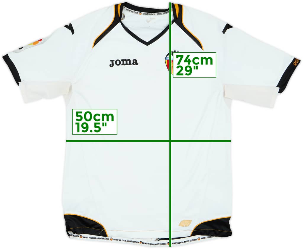 2011-12 Valencia Home Shirt - 8/10 - (M)