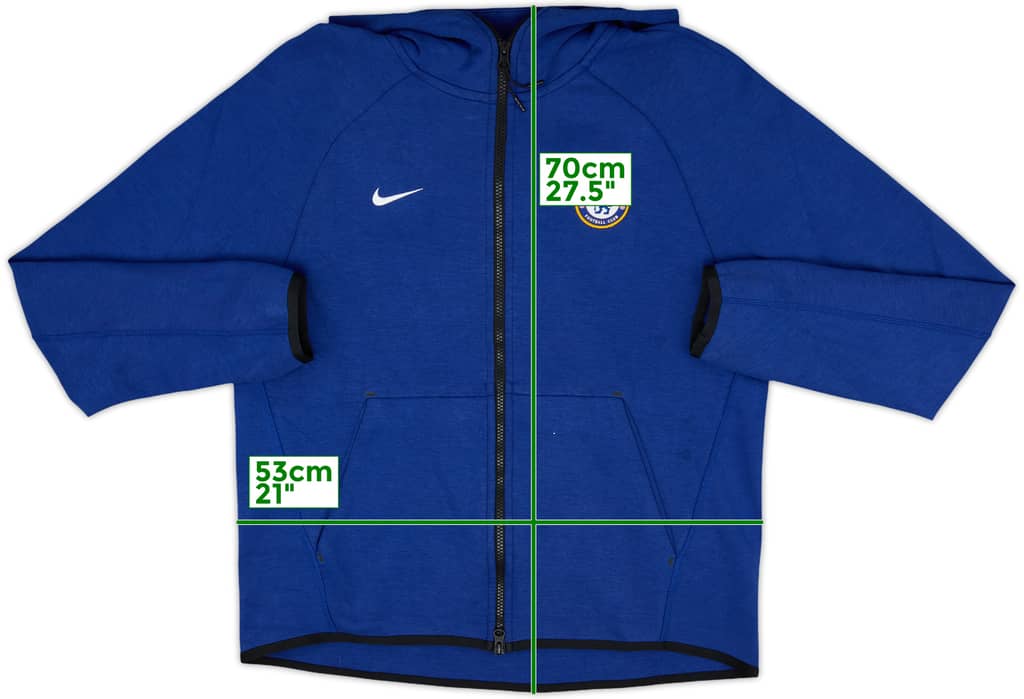 2019-20 Chelsea Nike Hooded Track Top - 8/10 - (M)