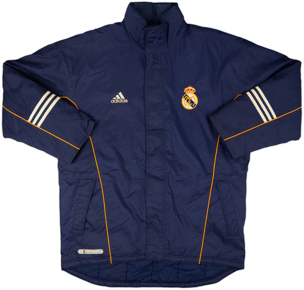 1999-00 Real Madrid adidas Padded Bench Coat - 9/10 - (XL)