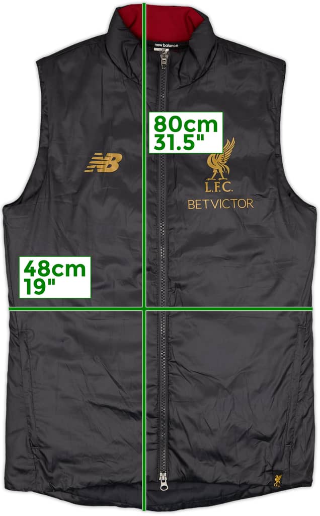 2018-19 Liverpool New Balance Gilet - 8/10 - (S)
