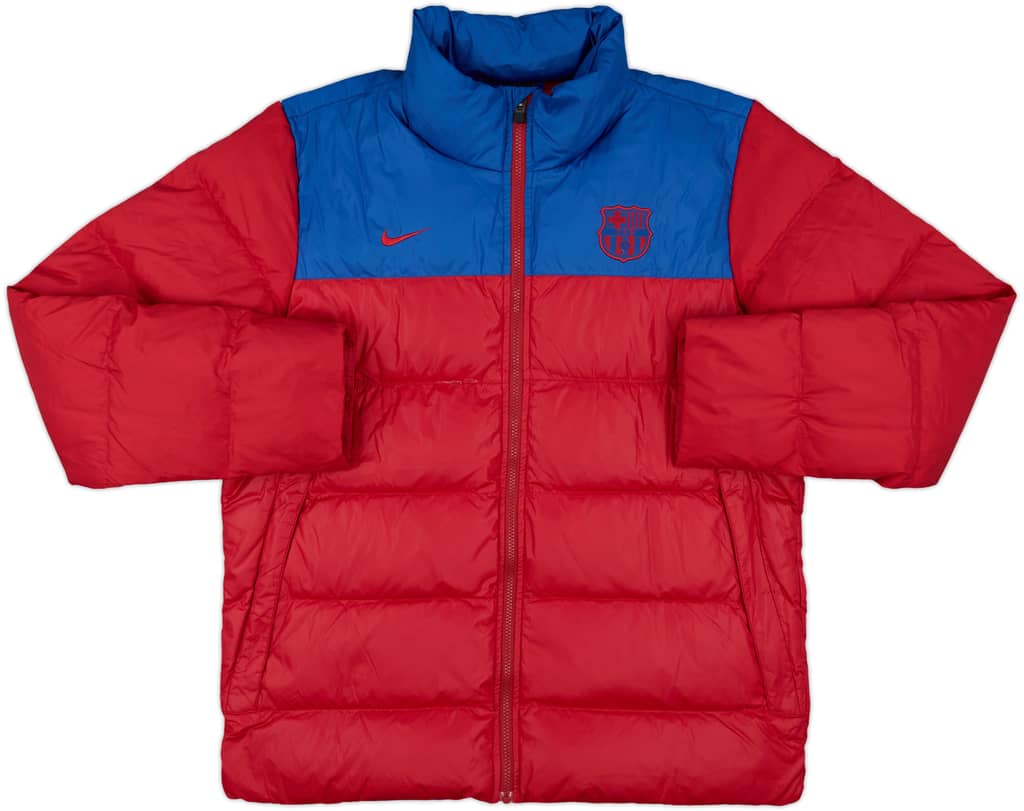 2011-12 Barcelona Nike Padded Bench Coat - 7/10 - (XL)