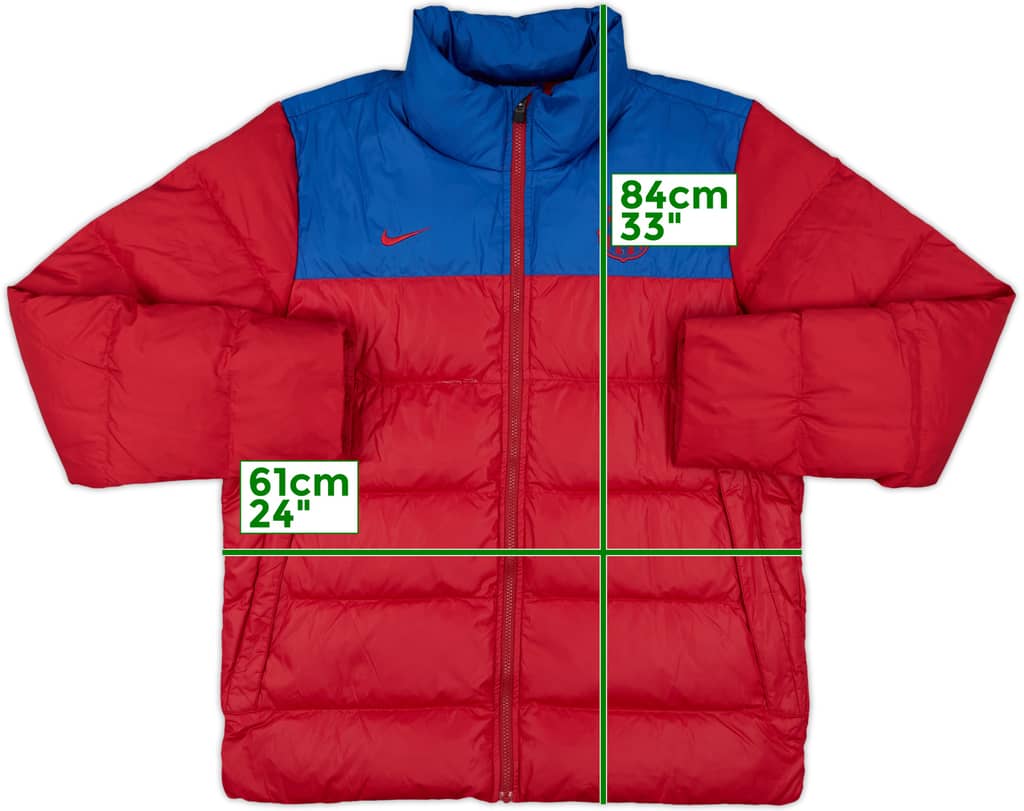 2011-12 Barcelona Nike Padded Bench Coat - 7/10 - (XL)