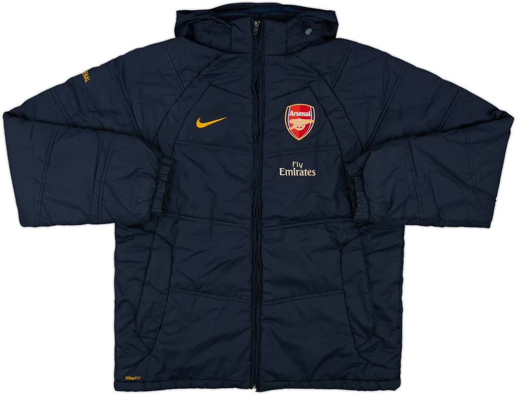 2008-09 Arsenal Nike Padded Bench Coat - 10/10 - (L)