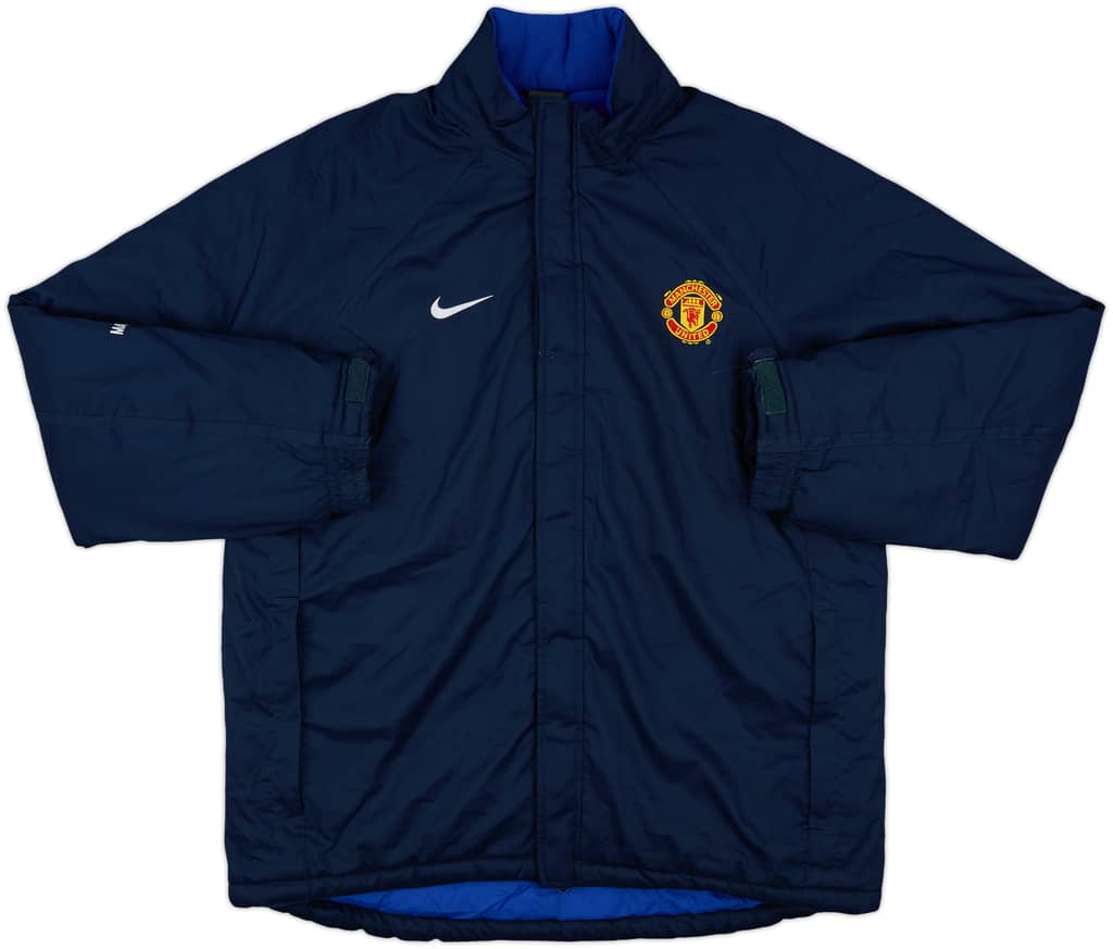 2003-04 Manchester United Nike Padded Bench Coat - 10/10 - (L)