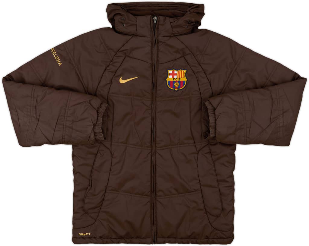 2008-09 Barcelona Nike Padded Bench Coat - 10/10 - (S)