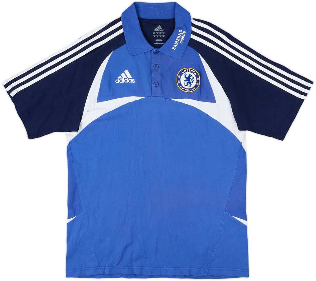 2007-08 Chelsea adidas Polo Shirt - 8/10 - (L)