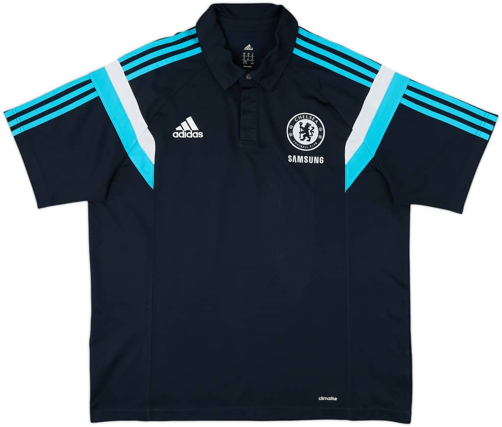 2014-15 Chelsea adidas Polo Shirt - 9/10 - (XL)