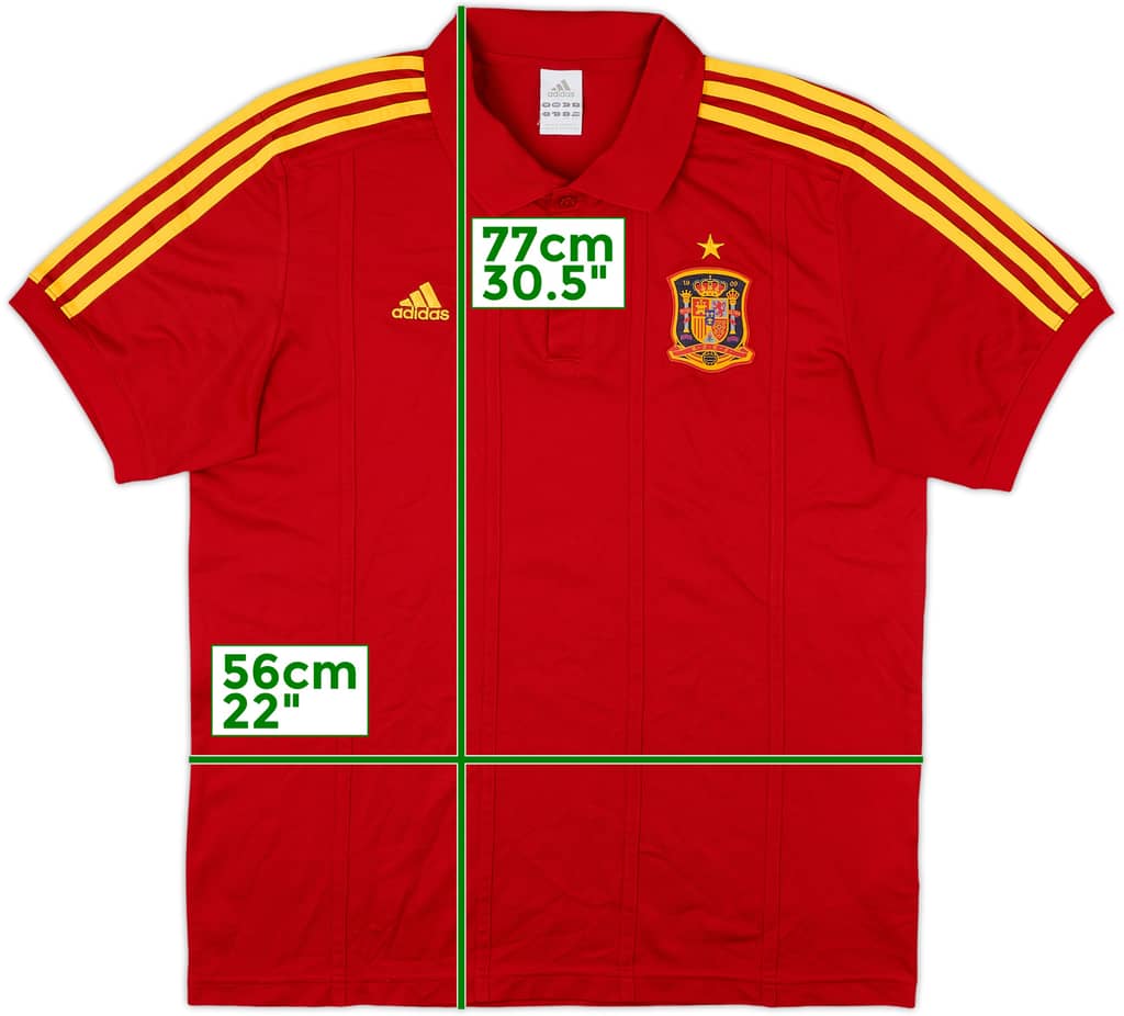 2012-13 Spain adidas Polo Shirt - 10/10 - (L)