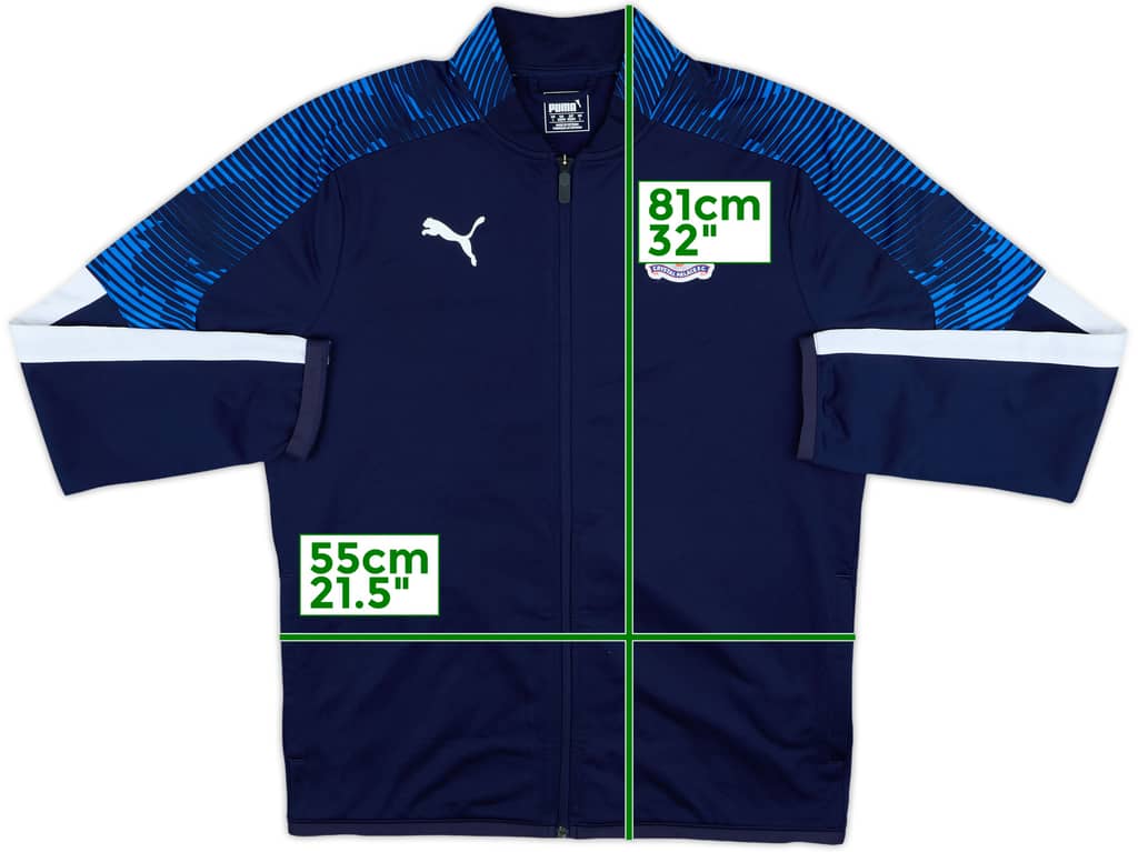 2018-19 Crystal Palace Puma Track Jacket - 8/10 - (L)
