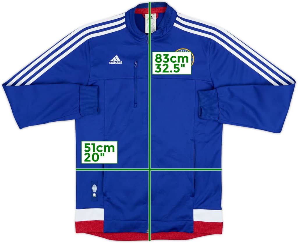 2015-16 Chelsea adidas Track Jacket - 8/10 - (S)