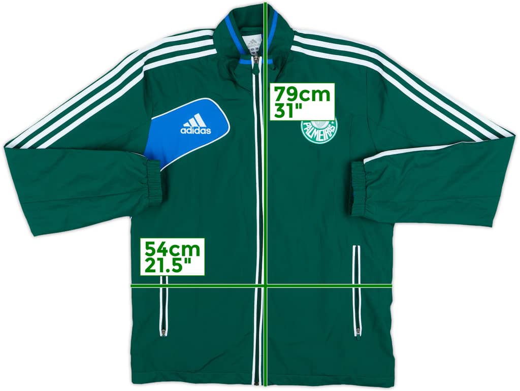 2013-14 Palmeiras adidas Track Jacket - 8/10 - (S)