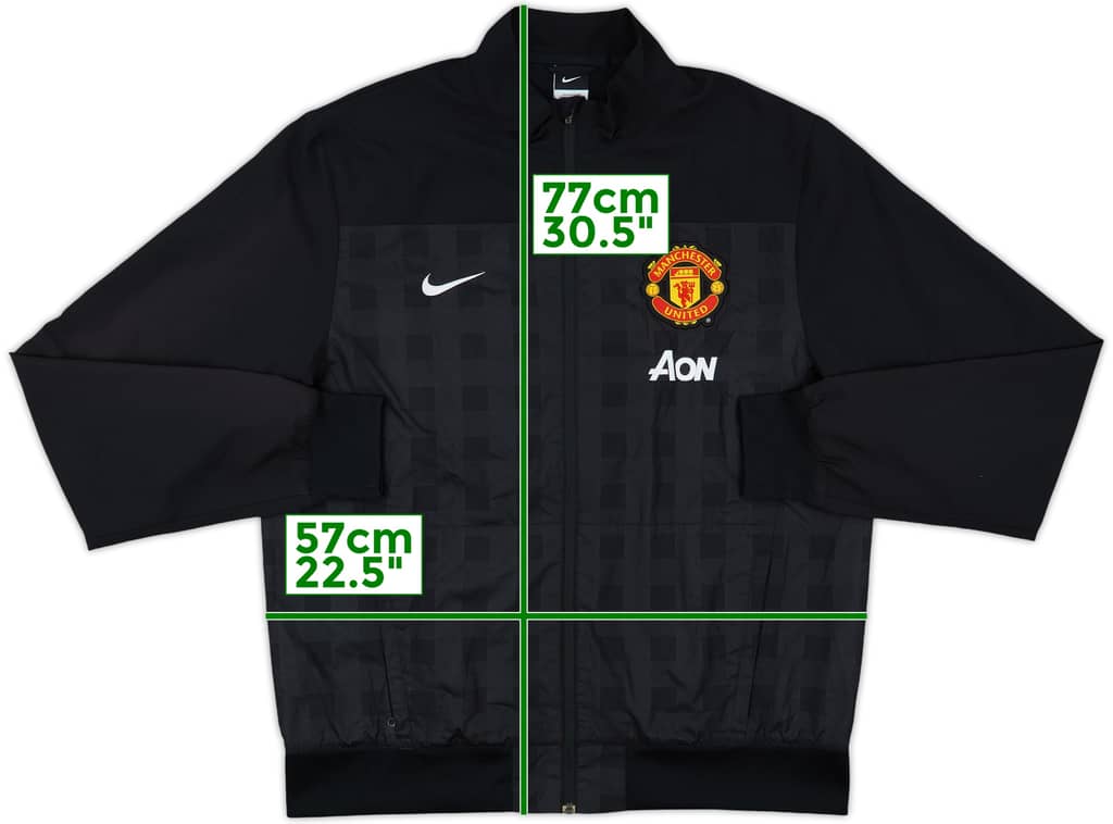 2013-14 Manchester United Nike Track Jacket - 8/10 - (XXL)