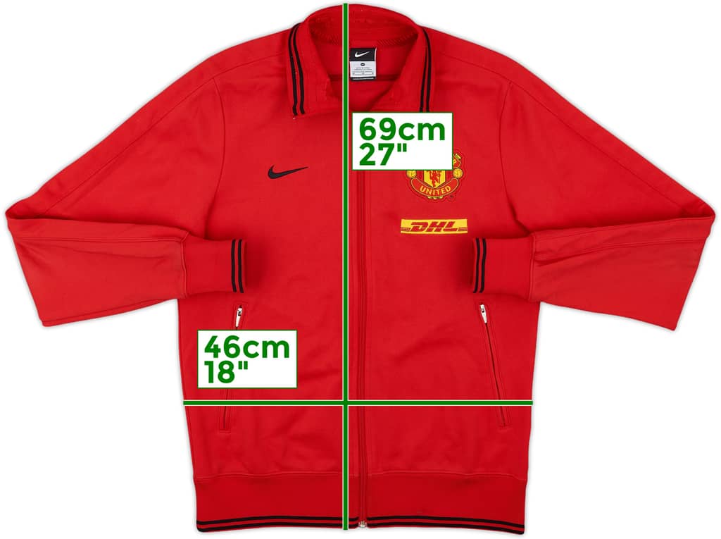 2012-13 Manchester United Nike Track Jacket - 8/10 - (M)