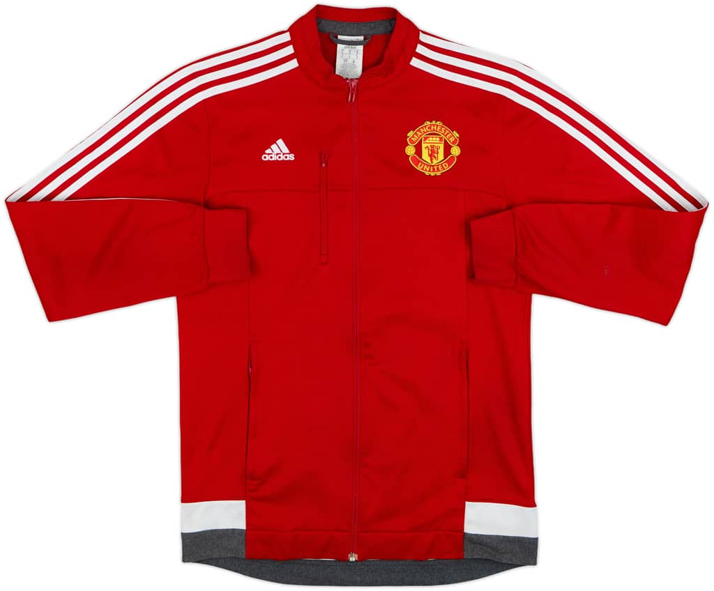2015-16 Manchester United adidas Track Jacket - 7/10 - (S)