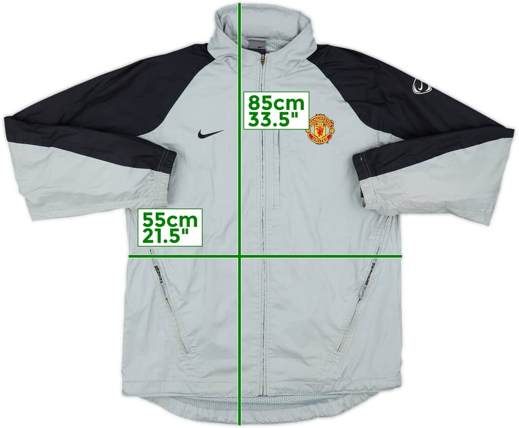 2003-04 Manchester United Nike Padded Jacket - 7/10 - (M)