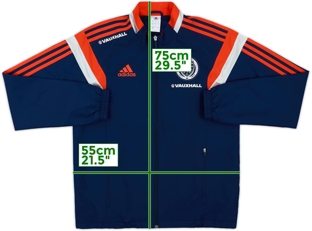 2013-14 Scotland adidas Rain Jacket - 10/10 - (M)
