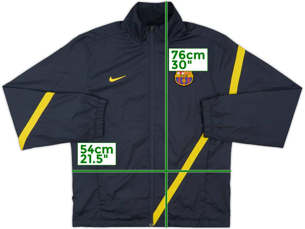 2011-12 Barcelona Nike Rain Jacket - 5/10 - (L)