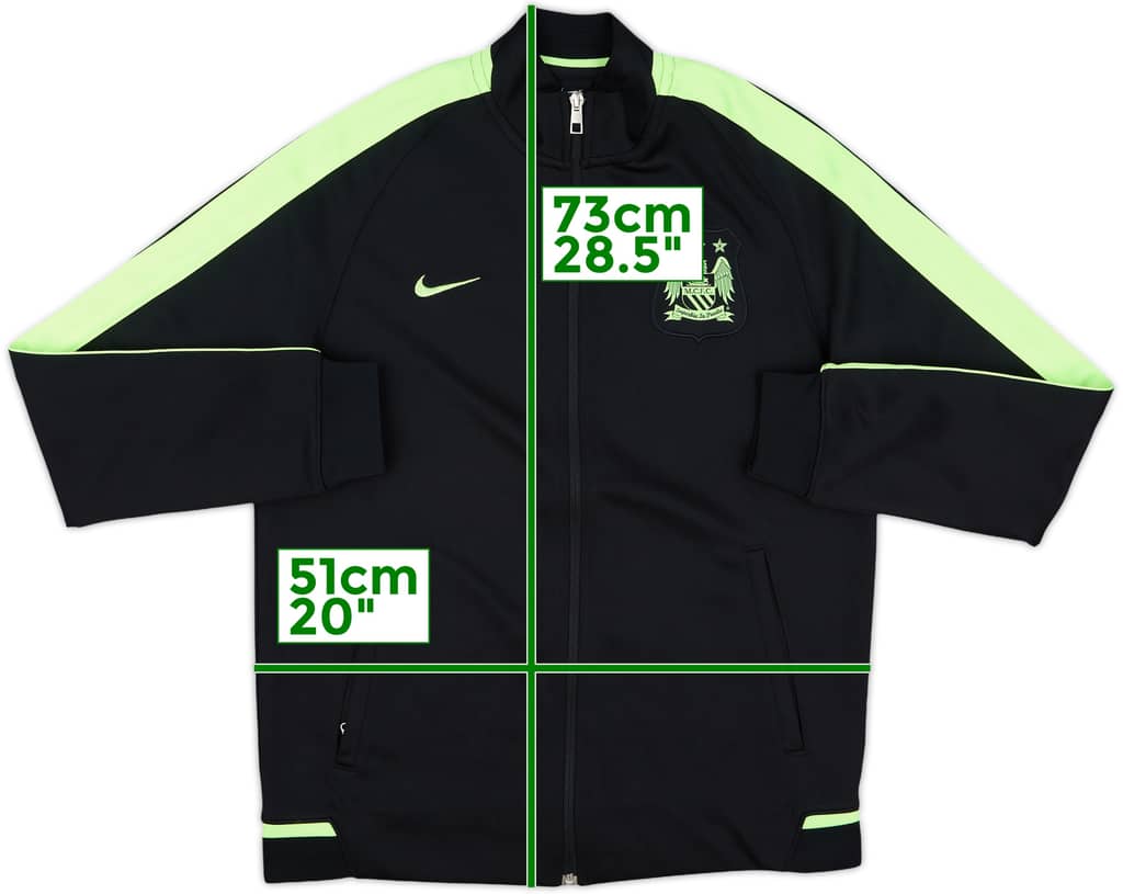 2015-16 Manchester City Nike Track Jacket - 10/10 - (L)