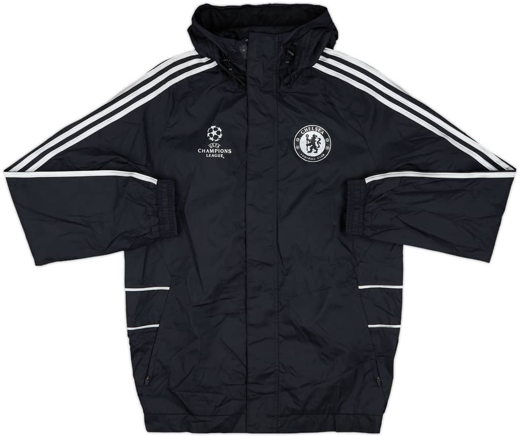 2013-14 Chelsea adidas CL Hooded Rain Coat - 7/10 - (M)