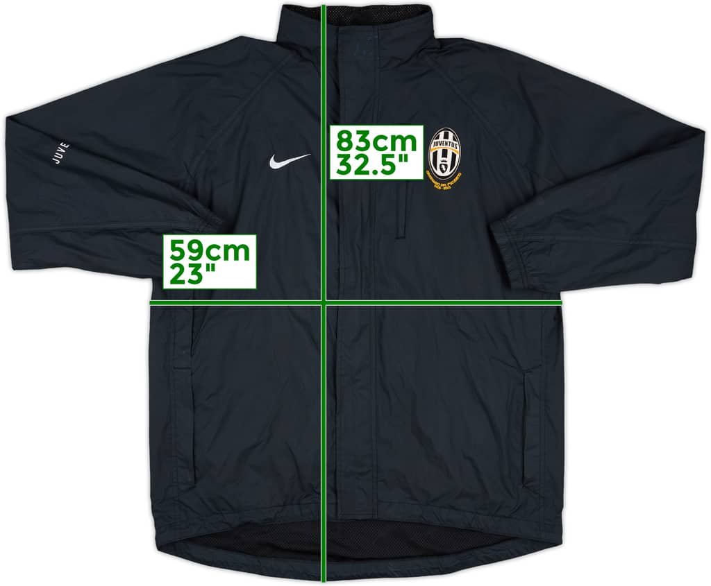 2005-06 Juventus Nike Hooded Rain Jacket - 8/10 - (M)