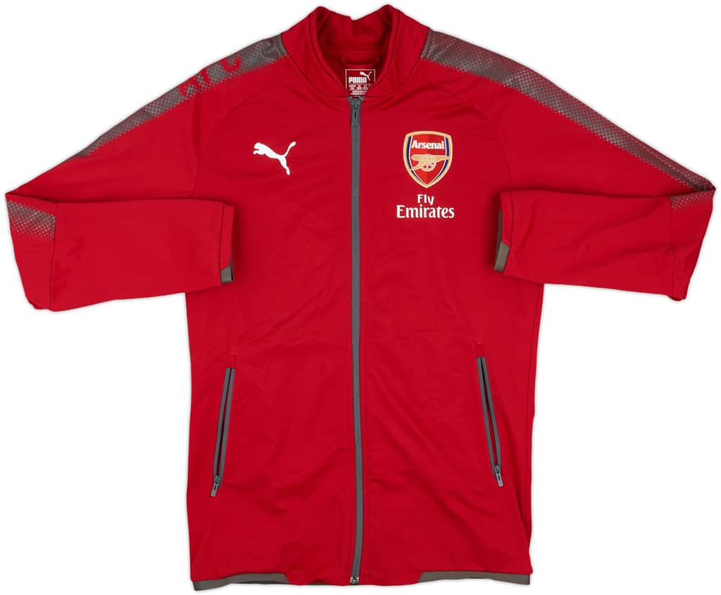 2017-18 Arsenal Puma Track Jacket - 9/10 - (M)