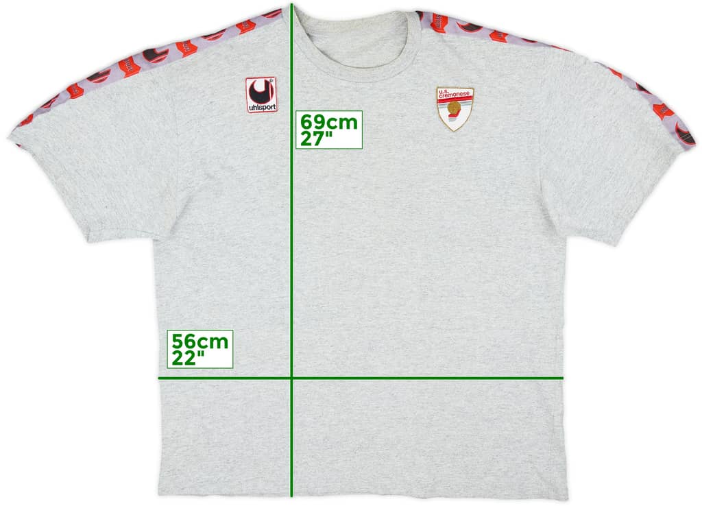 1995-96 Cremonese Uhlsport Cotton Tee - 10/10 - (XL)