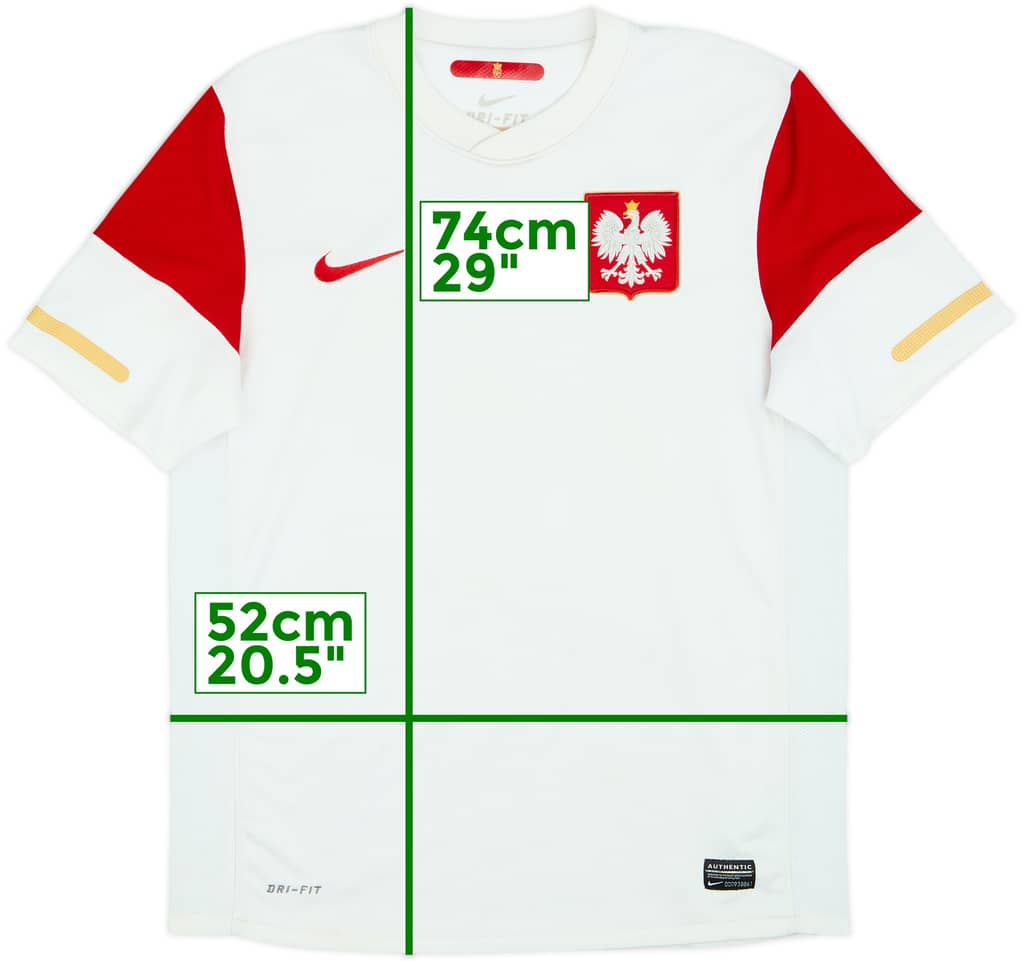 2010-12 Poland Home Shirt - 8/10 - (M)