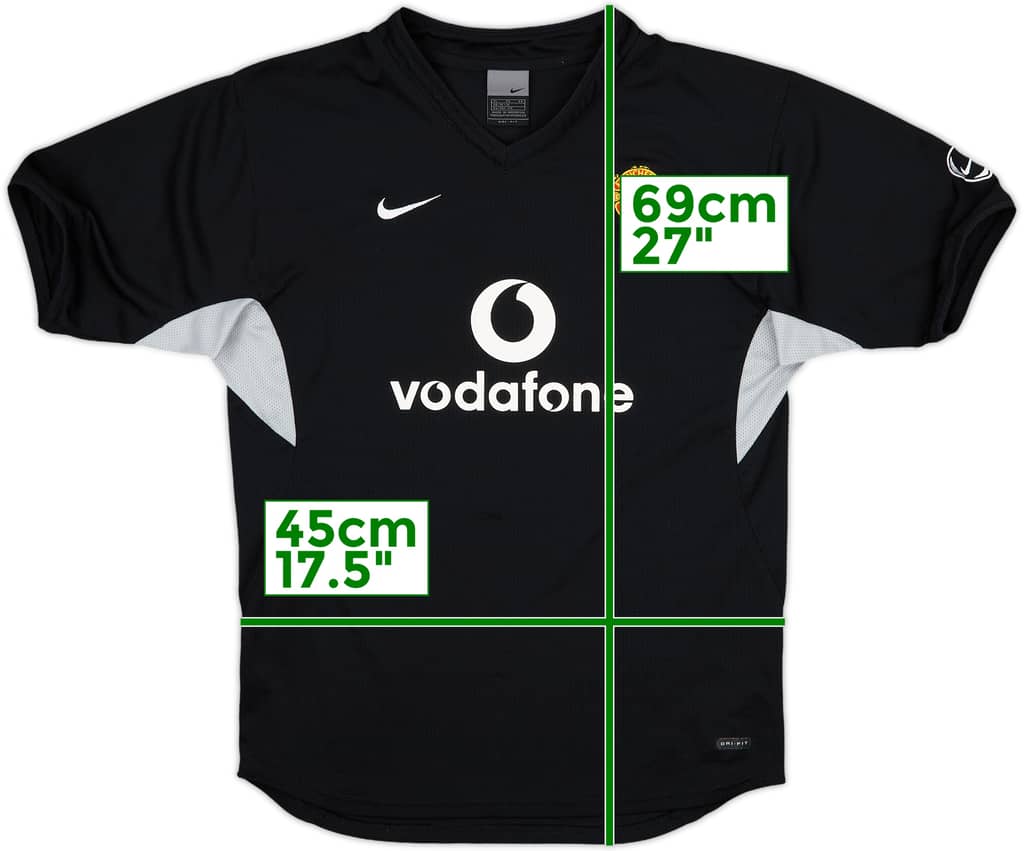 2003-04 Manchester United Nike Training Shirt - 6/10 - (Women's XL)