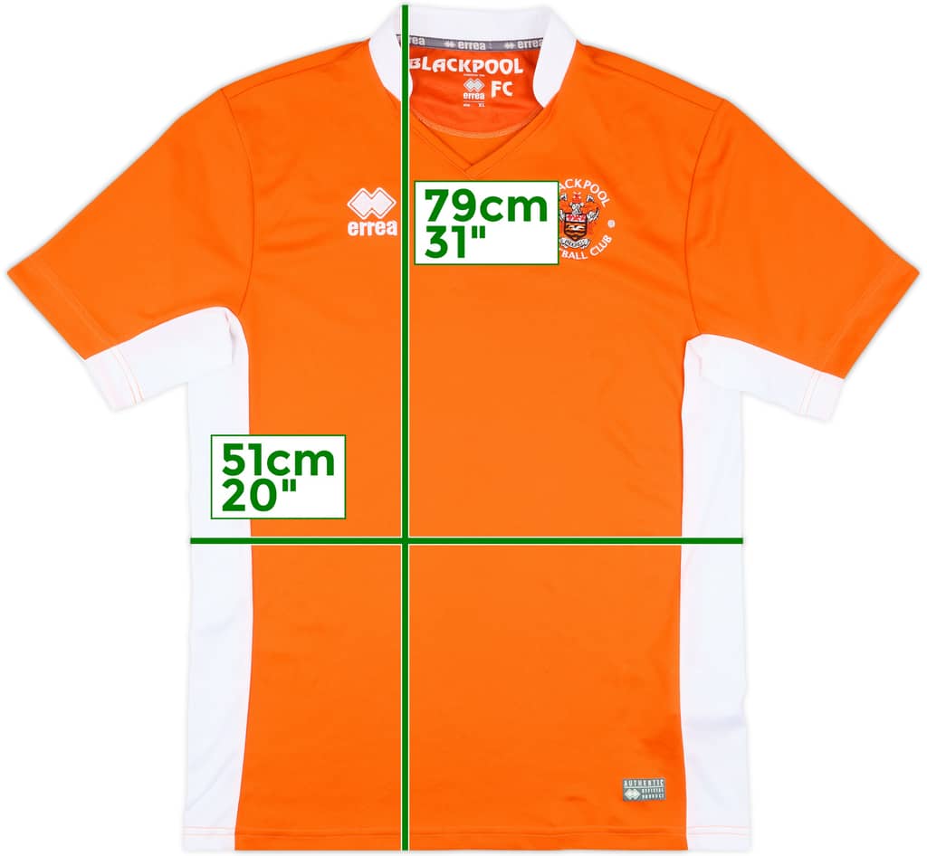 2016-17 Blackpool Home Shirt - 8/10 - (XL)