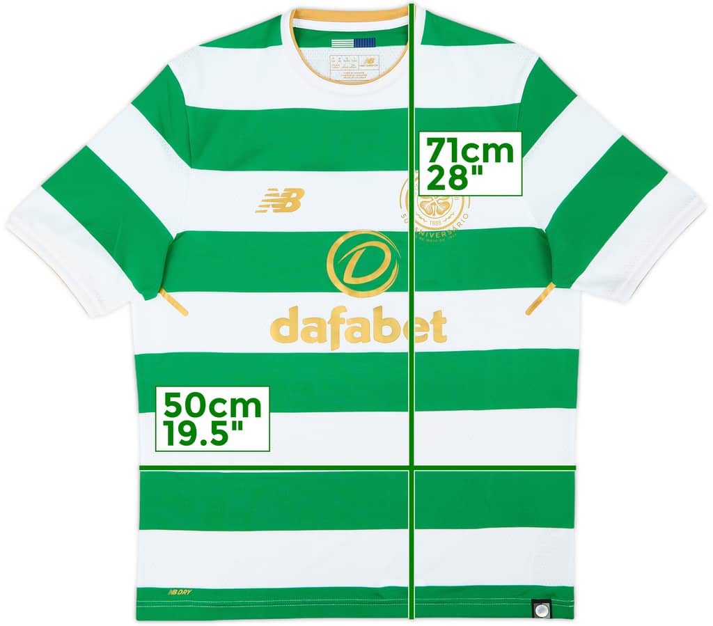 2017-18 Celtic 'Lisbon Lions 50th Anniversary' Home Shirt - 10/10 - (M)