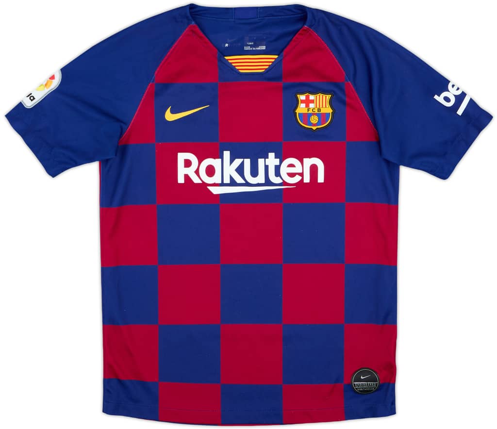 2019-20 Barcelona Home Shirt - 7/10 - (L.Boys)