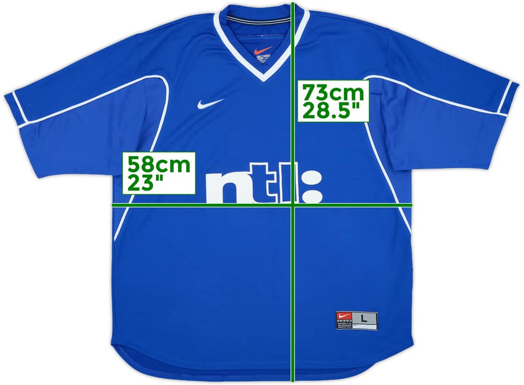 1999-01 Rangers Home Shirt - 9/10 - (L)