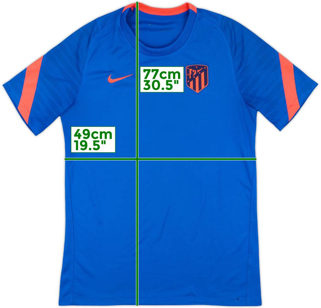 2021-22 Atletico Madrid Nike Training Shirt - 6/10 - (M)