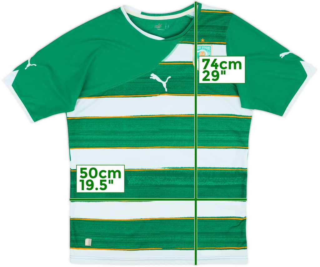 2010-11 Ivory Coast Away Shirt - 8/10 - (M)