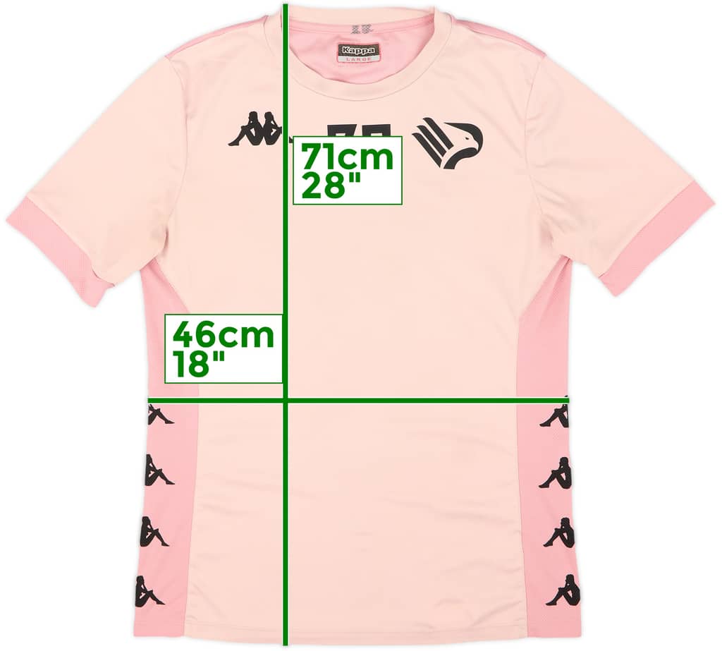 2019-20 Palermo Legea Player Issue Training Shirt #75 - 6/10 - (L)