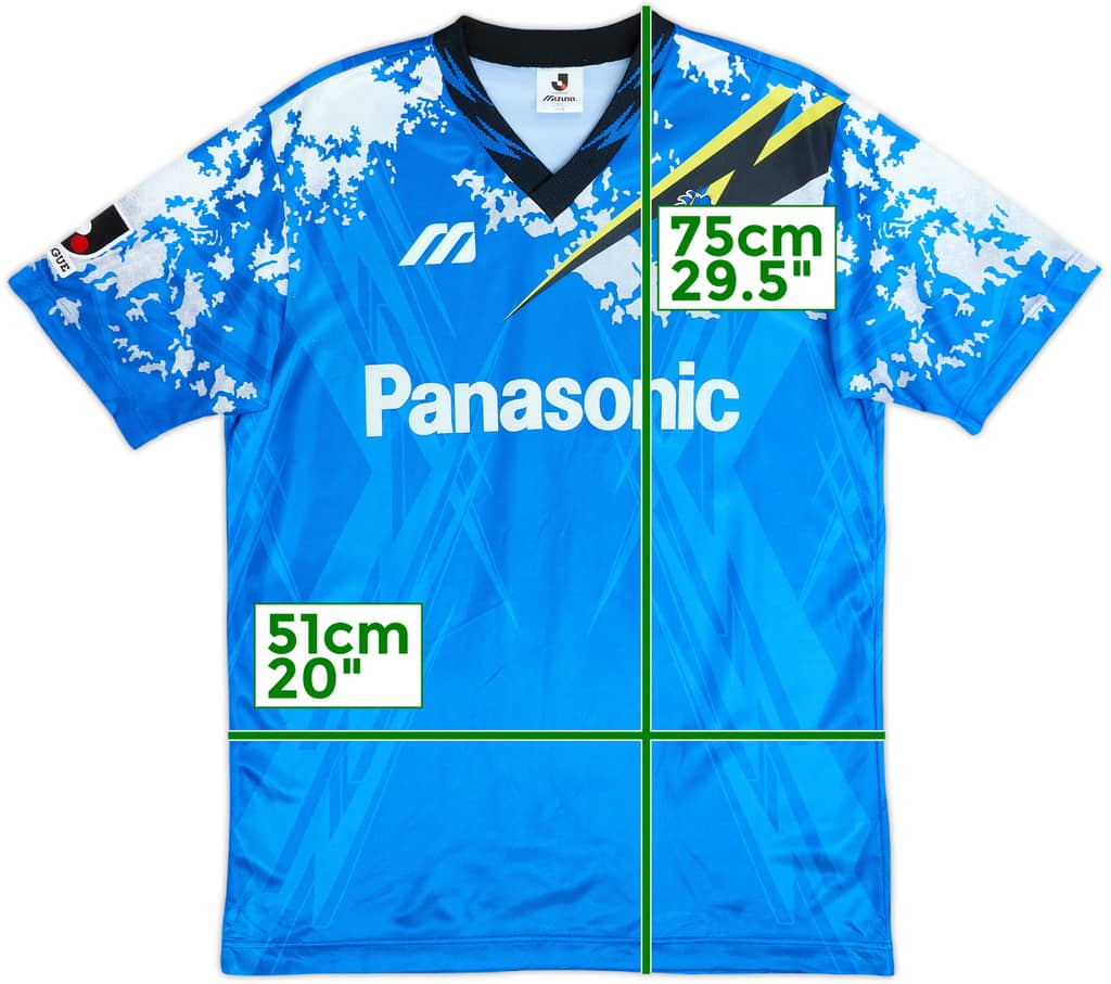 1995-96 Gamba Osaka Home Shirt - 7/10 - (L)