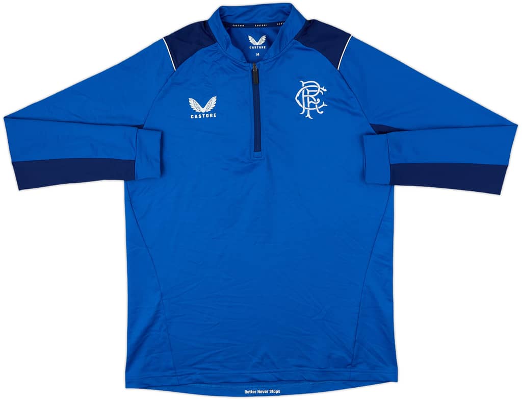 Rangers Castore 1/4 Zip Drill Top - 10/10 - (M)