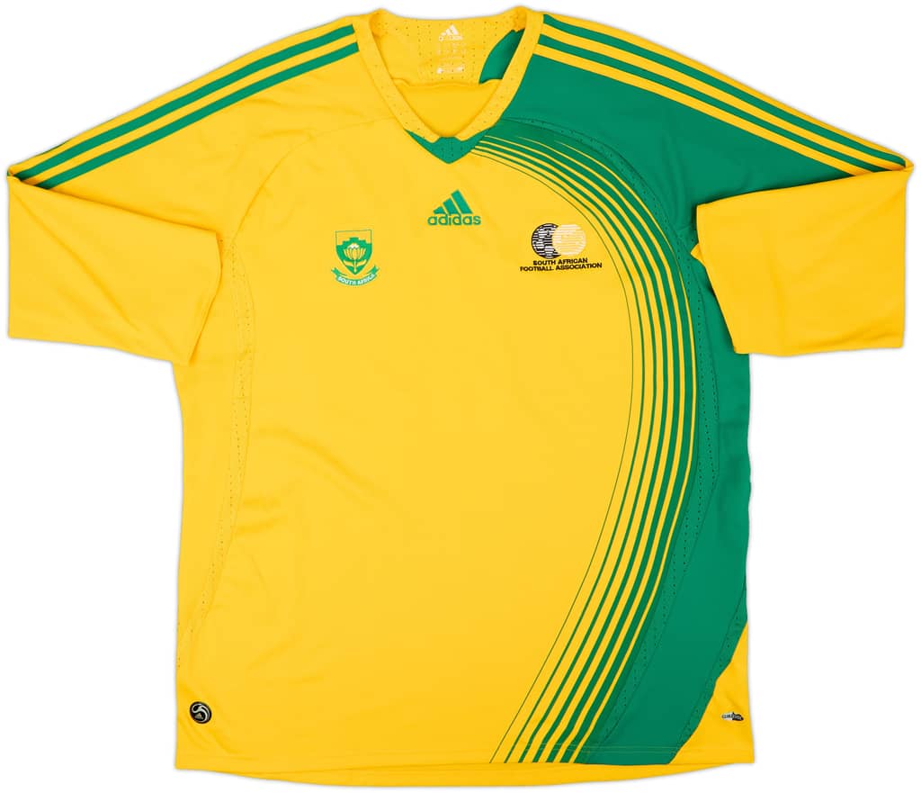 2007-09 South Africa Home L/S Shirt - 8/10 - (XL)