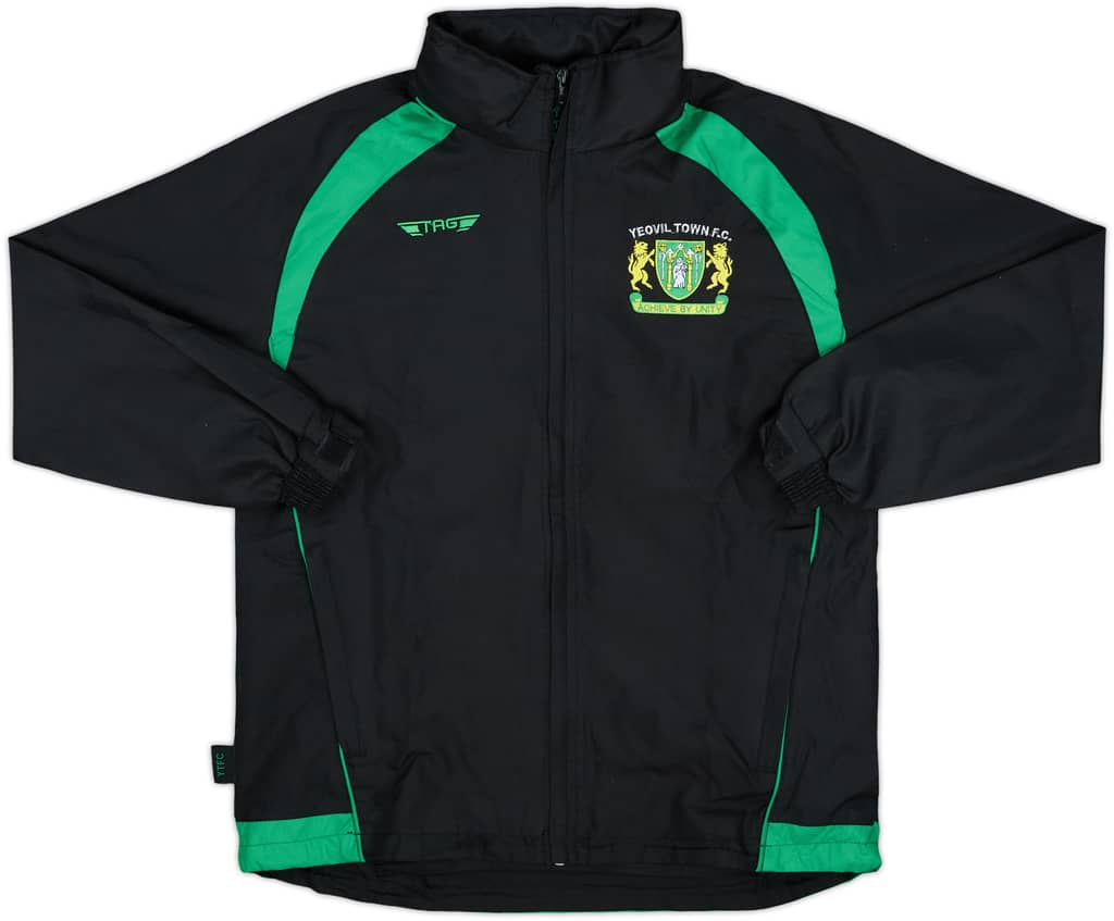 2018-19 Yeovil Tag Hooded Rain Jacket - 10/10 - (XL.Boys)