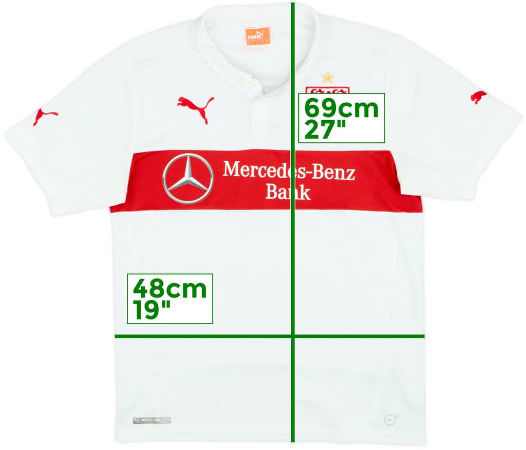 2014-15 Stuttgart Home Shirt - 9/10 - (S)