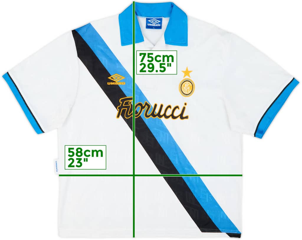1993-94 Inter Milan Away Shirt - 9/10 - (XL)
