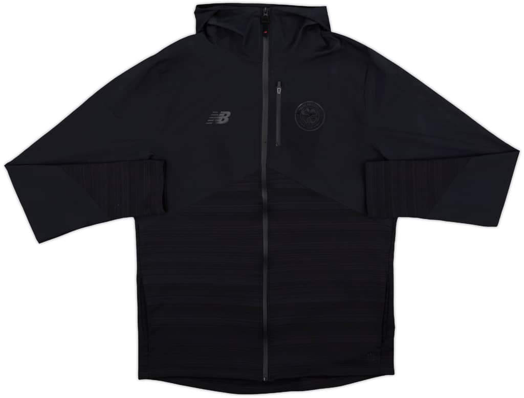 2019-20 Celtic New Balance Hooded Track Jacket - 9/10 - (L)