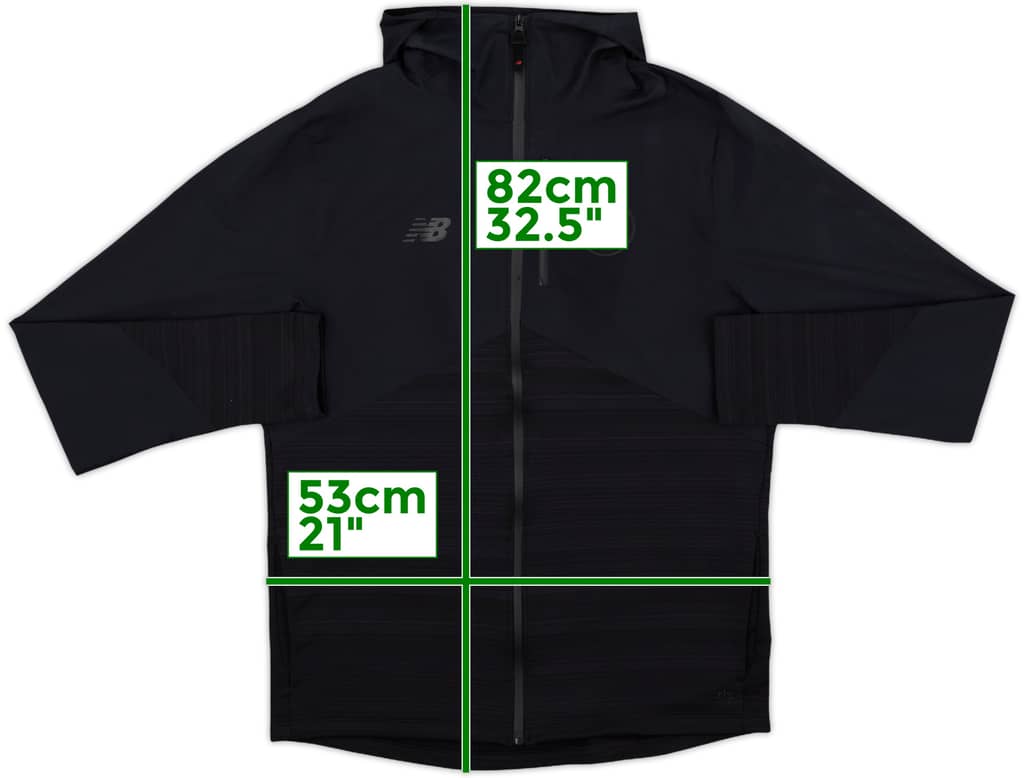 2019-20 Celtic New Balance Hooded Track Jacket - 9/10 - (L)