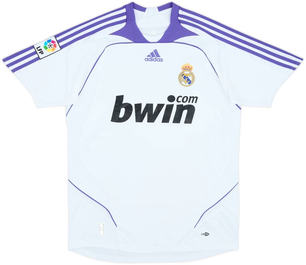 2007-08 Real Madrid Home Shirt - 9/10 - (XL.Boys)