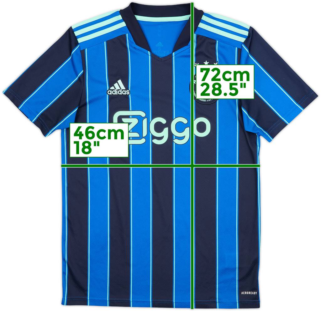 2021-22 Ajax Away Shirt - 7/10 - (S)